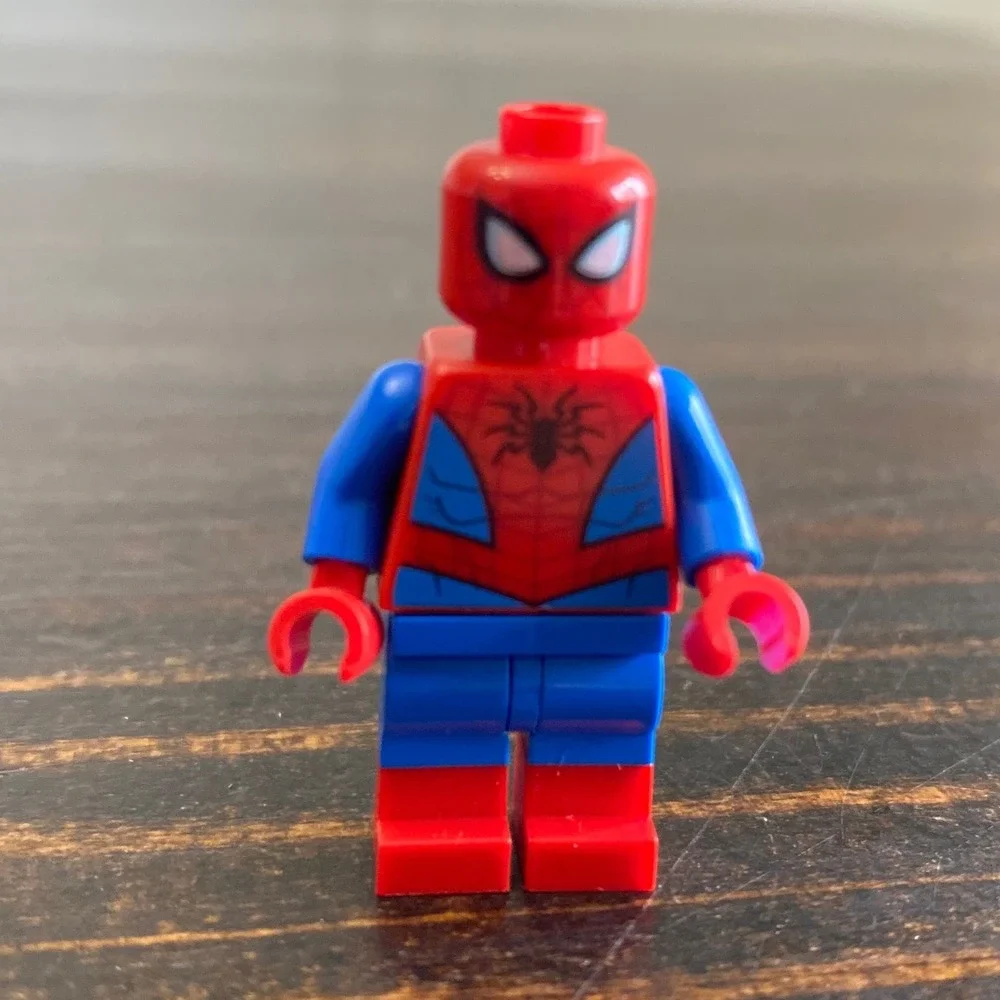 LEGO Marvel Super Heroes‎ Minifigure Spider-Man Metallic Blue Eyes 76113